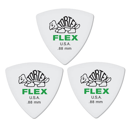 Jim Dunlop ジム ダンロップ 456R TORTEX FLEX TRIANGLE トライアングルギター ピック 3枚入り