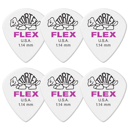 Jim Dunlop ジム ダンロップ 466R TORTEX FLEX JAZZ III  ジャズタイプギター ピック 6枚入り