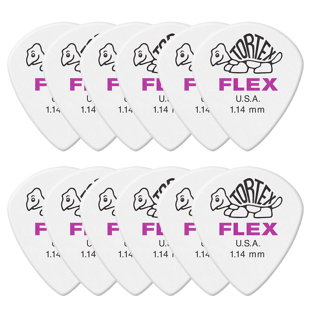 Jim Dunlop ジム ダンロップ 466R TORTEX FLEX JAZZ III  ジャズタイプギター ピック 12枚入り