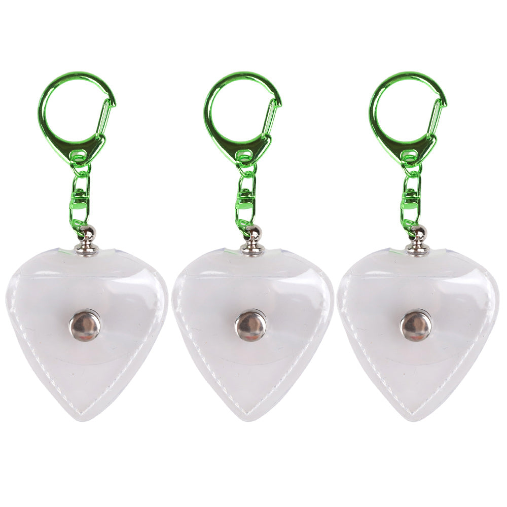 KIZAI キザイ QC055-◯◯ キーホルダータイプ透明ソフトピックケース 携帯用収納＆ディスプレイ 3個入り