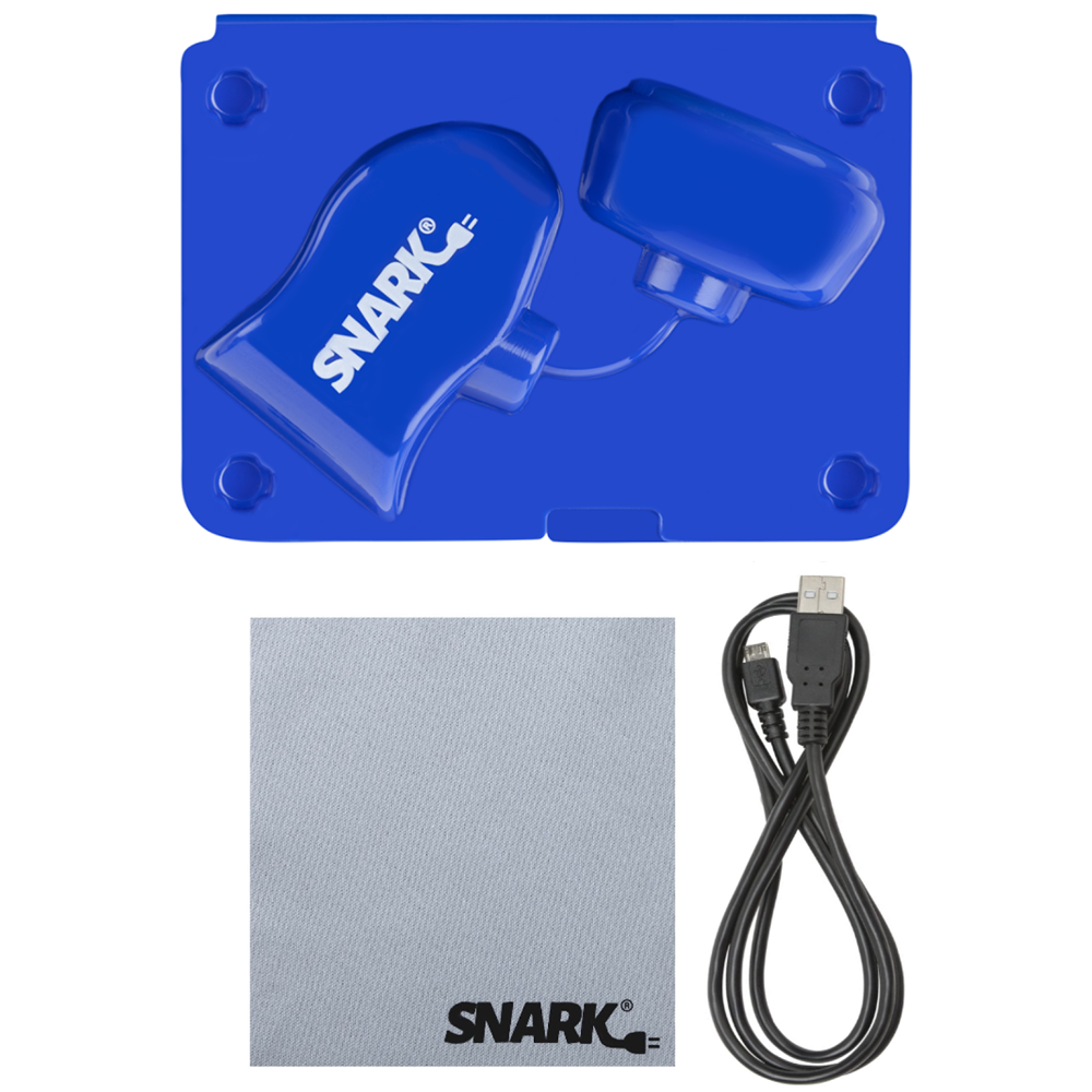 Snark SST-1 Super Tight 充電式クリップチューナー セット (専用ケース ＆ クリーニングクロス付き)