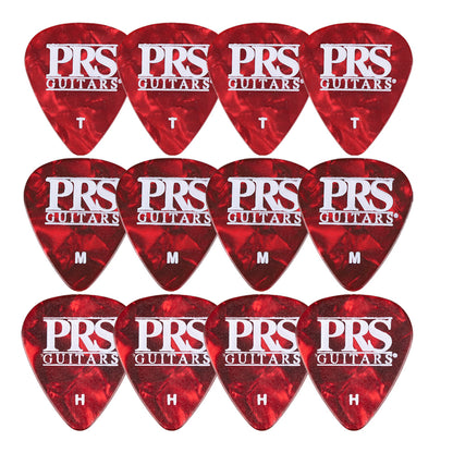 PRS セルロイド ギターピック 4パターン (ホワイトパール/アバロン/レッドトータス/トータス)