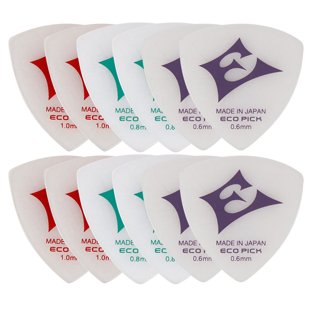 ECO PICK ギターピック　ジャズタイプ／トライアングル／ティアドロップタイプ