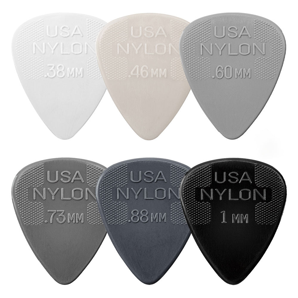 Jim Dunlop ジム ダンロップ 44R NYLON STANDARD ティアドロップナイロンギター ピック 6枚入り