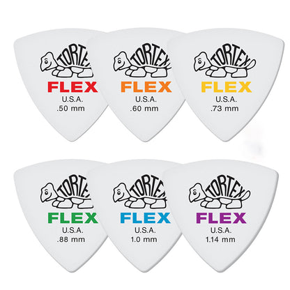 Jim Dunlop ジム ダンロップ 456R TORTEX FLEX TRIANGLE トライアングルギター ピック 6枚入り