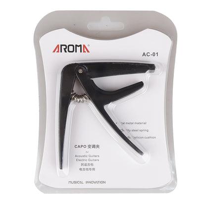 AROMA アロマ AC-01 コースティックギター用カポタスト  亜鉛合金