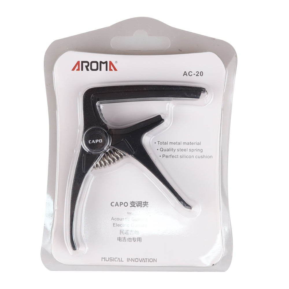 AROMA アロマ AC-20  アコースティックギター用カポタスト アルミ合金
