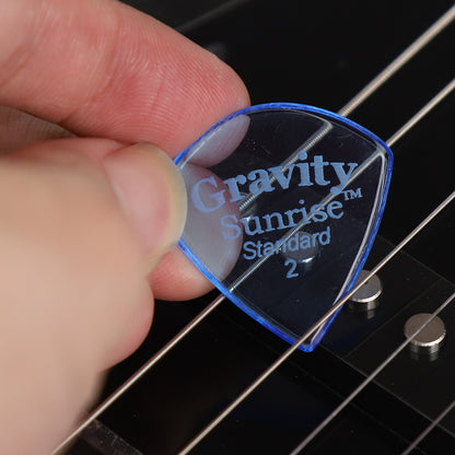 Gravity グラビティ Sunrise Standard ギターピック GSUS2P blue 1枚入り