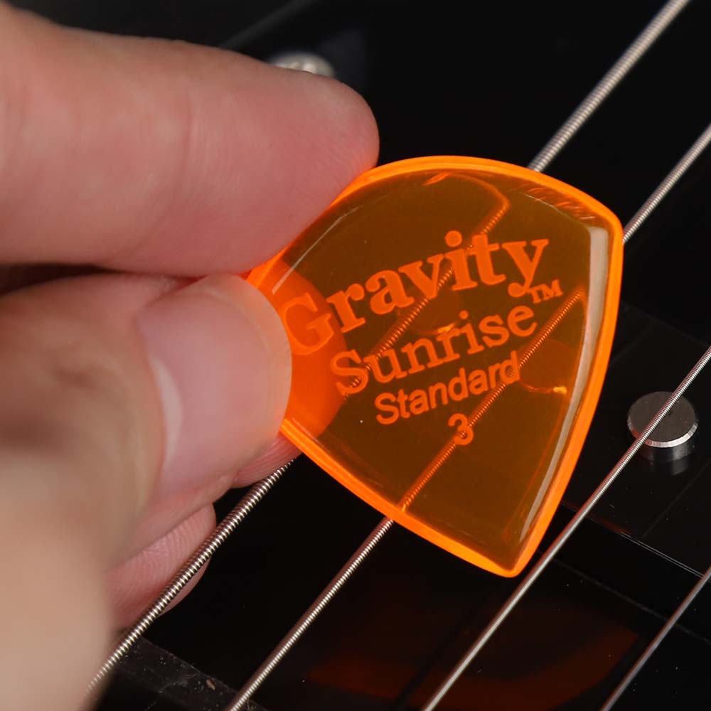 Gravity グラビティ Sunrise Standard ギターピック GSUS3P orange 1枚入り