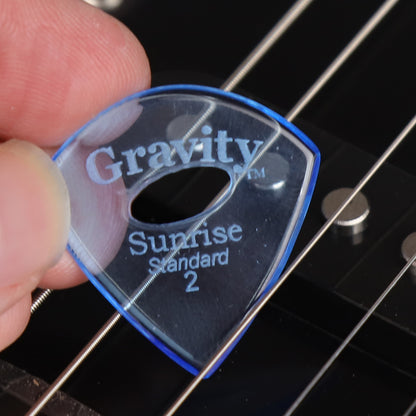 Gravity グラビティ Sunrise Standard ギターピック GSUS2PE blue  1枚入り