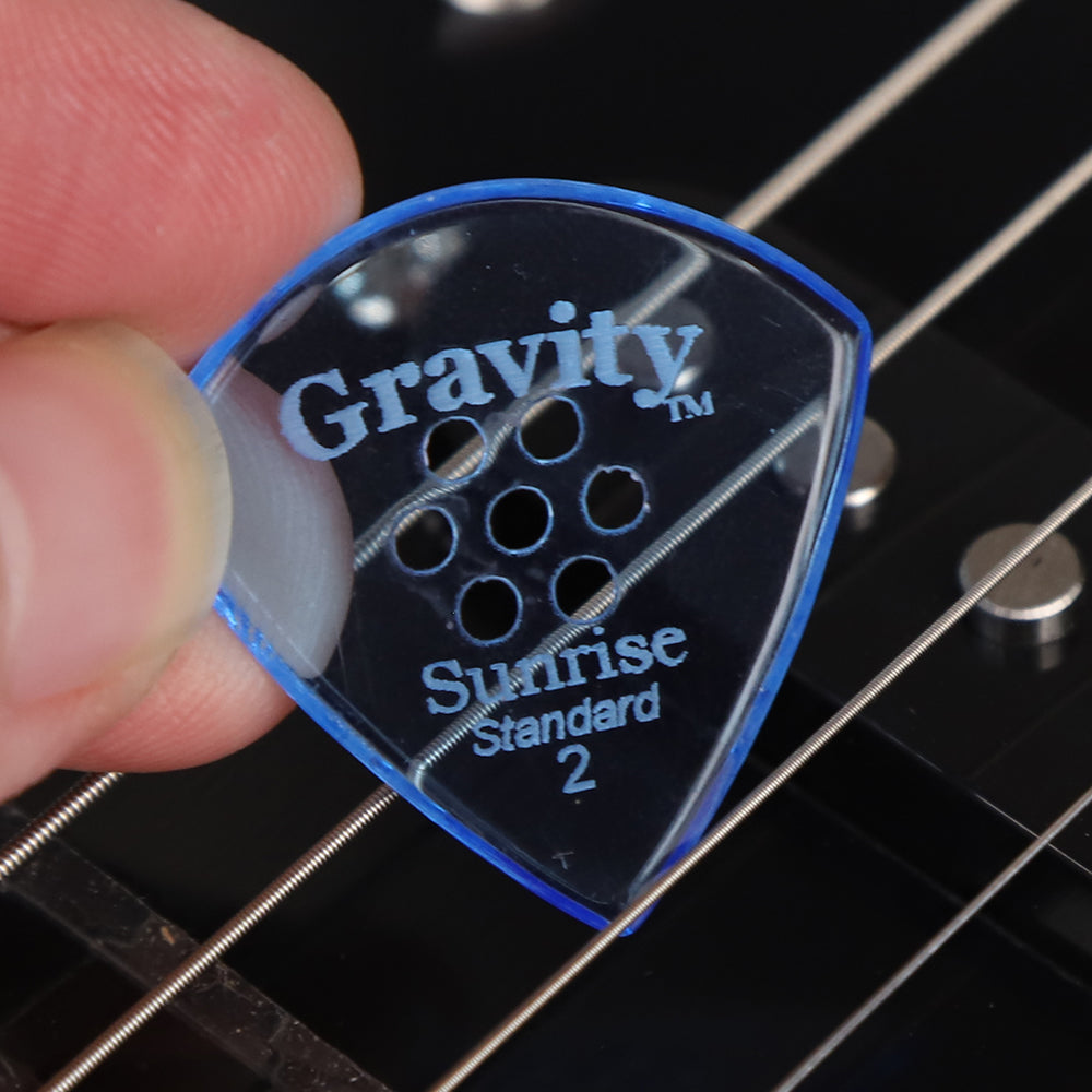 Gravity グラビティ Sunrise Standard ギターピック GSUS2PM blue  1枚入り