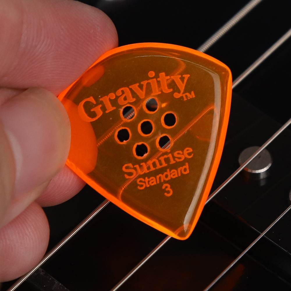 Gravity グラビティ Sunrise Standard ギターピックGSUS3PM orange  1枚入り