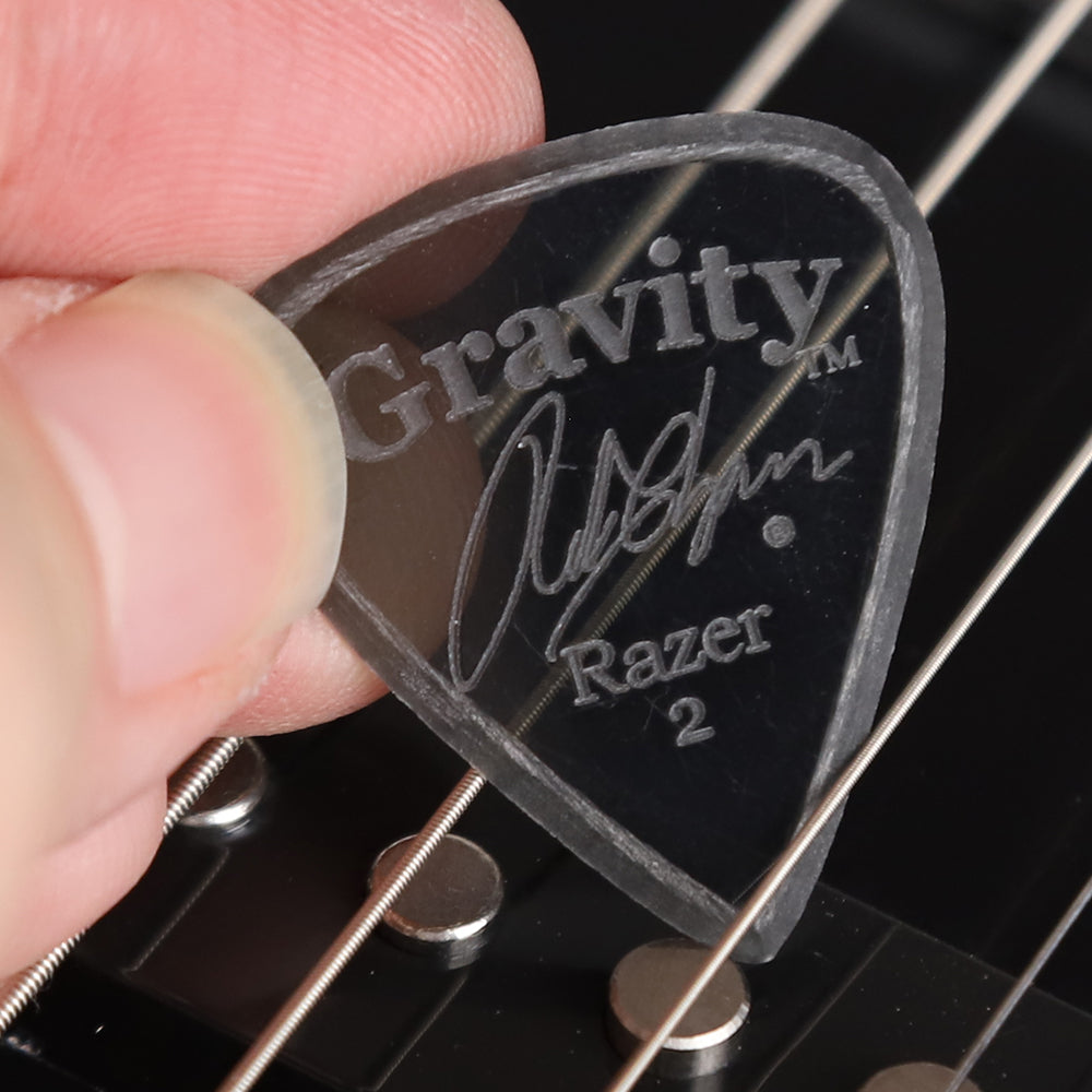 Gravity グラビティRazer Standard ギターピックGRCSP  black 1枚入り