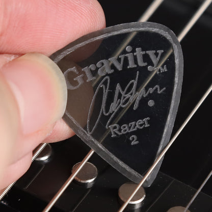 Gravity グラビティRazer Standard ギターピックGRCSP  black 1枚入り