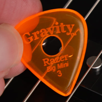 Gravity グラビティ Razer big mini ギターピック GRAB3PR orange 1枚入り