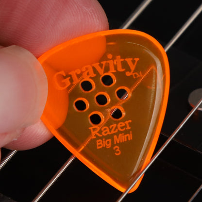 Gravity グラビティ Razer big mini ギターピック GRAB3PM orange 1枚入り