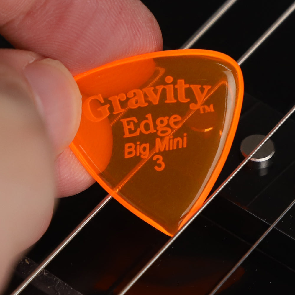 Gravity グラビティEdge big mini ギターピック GEEB3P orange 1枚入り
