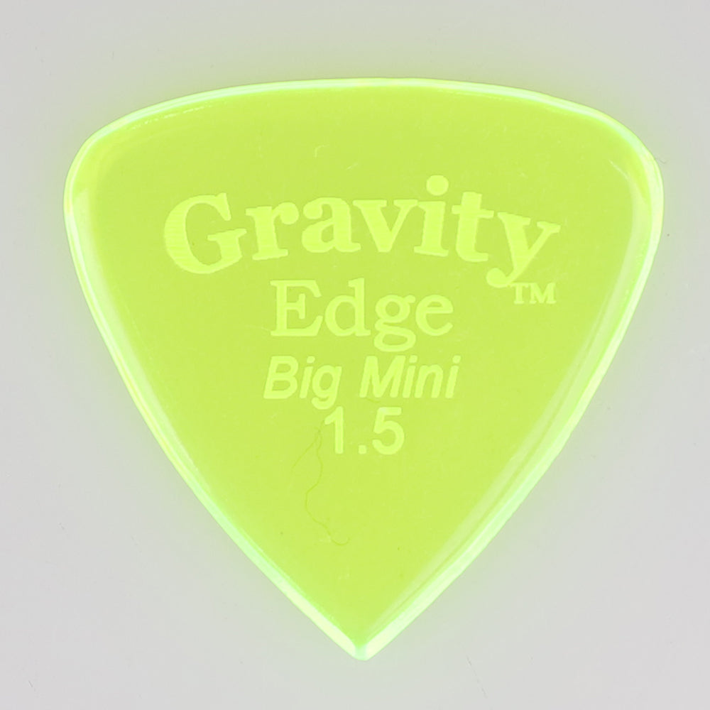 Gravity グラビティEdge big mini ギターピックGEEB15P green 1枚入り