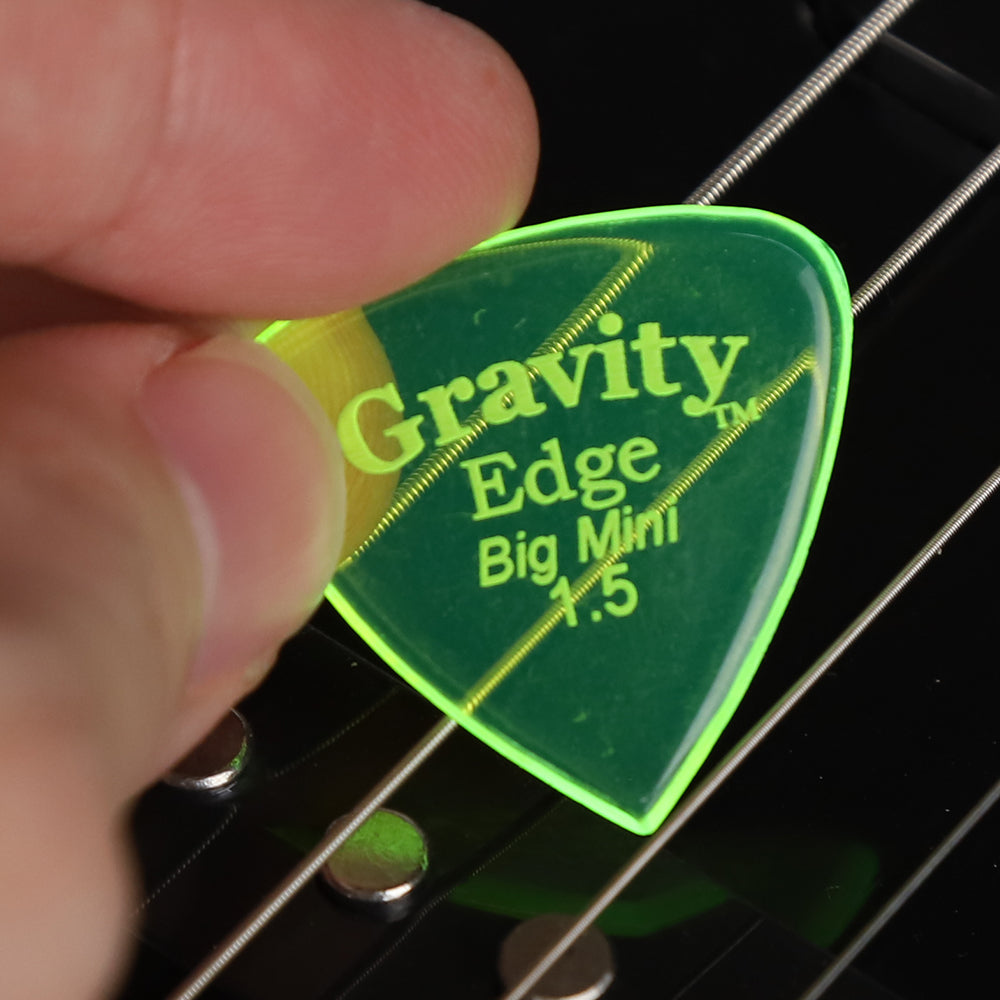 Gravity グラビティEdge big mini ギターピックGEEB15P green 1枚入り