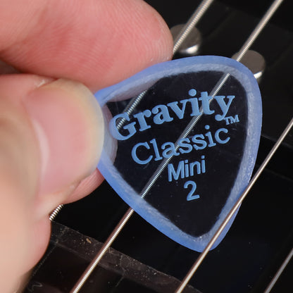 Gravity グラビティClassic Mini ギターピック JAZZ GCLM2M blue 1枚入り