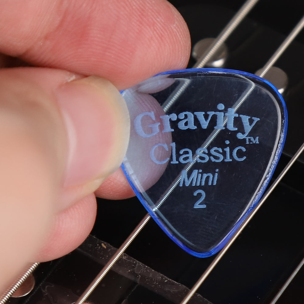 Gravity グラビティClassic Mini ギターピック JAZZ GCLM2P blue 1枚入り
