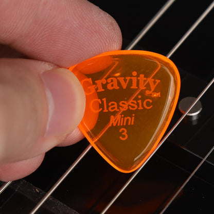 Gravity グラビティClassic Mini ギターピック JAZZ GCLM3P orange 1枚入り