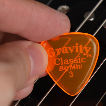 Gravity グラビティClassic big Mini ギターピック GCLB3P orange 1枚入り