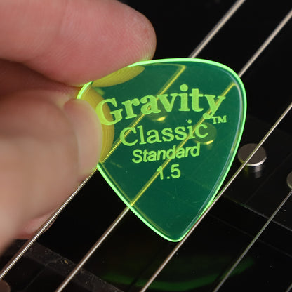 Gravity グラビティClassic Standard ギターピック GCLS15P green 1枚入り