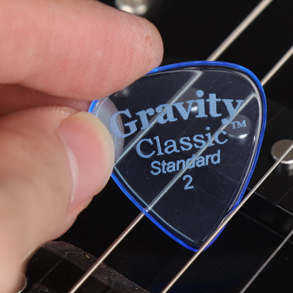Gravity グラビティClassic Standard ギターピック GCLS2P blue 1枚入り