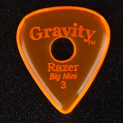 Gravity グラビティ Razer big mini ギターピック GRAB3PR orange 1枚入り