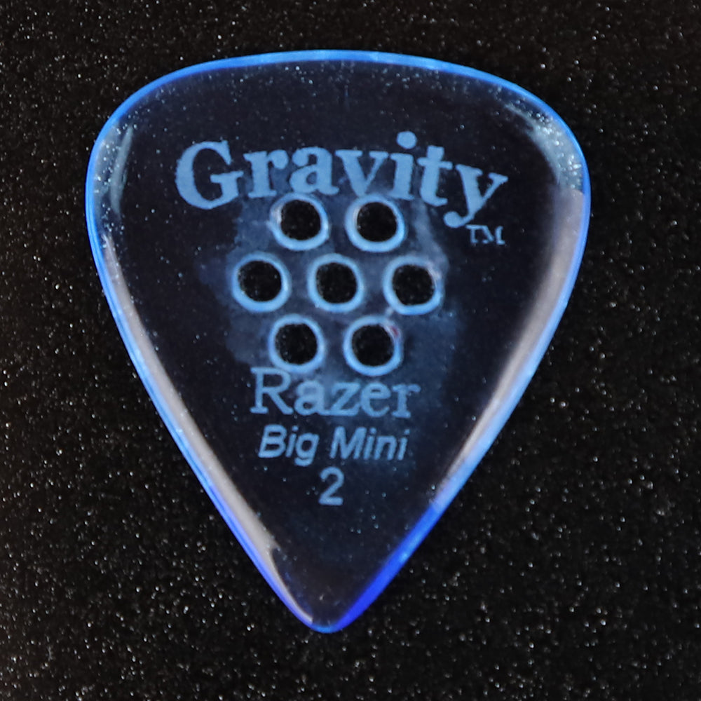 Gravity グラビティ Razer big mini ギターピックGRAB2PM blue 1枚入り