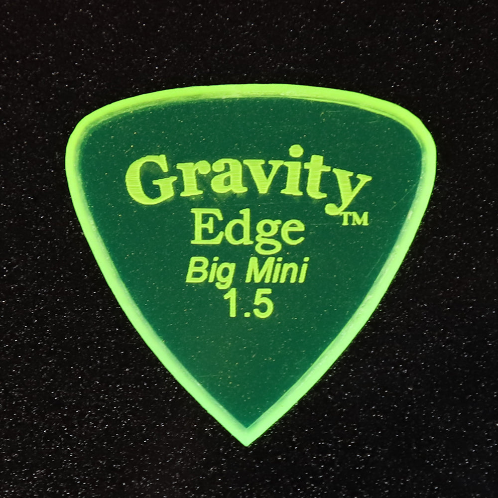 Gravity グラビティEdge big mini ギターピックGEEB15M green 1枚入り