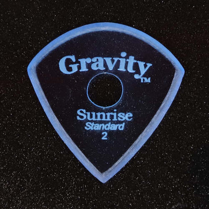 Gravity グラビティ Sunrise Standard ギターピックGSUS2MR  blue 滑り止め耐久性 1枚入り