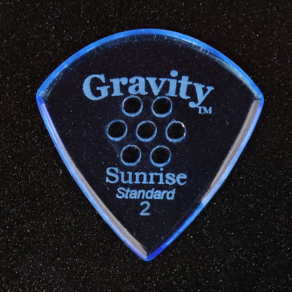 Gravity グラビティ Sunrise Standard ギターピック GSUS2PM blue  1枚入り