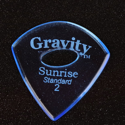 Gravity グラビティ Sunrise Standard ギターピック GSUS2PE blue  1枚入り