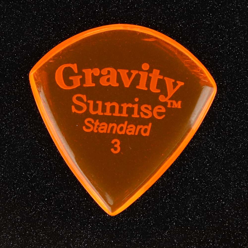 Gravity グラビティ Sunrise Standard ギターピック GSUS3P orange 1枚入り