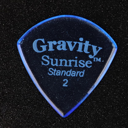 Gravity グラビティ Sunrise Standard ギターピック GSUS2P blue 1枚入り
