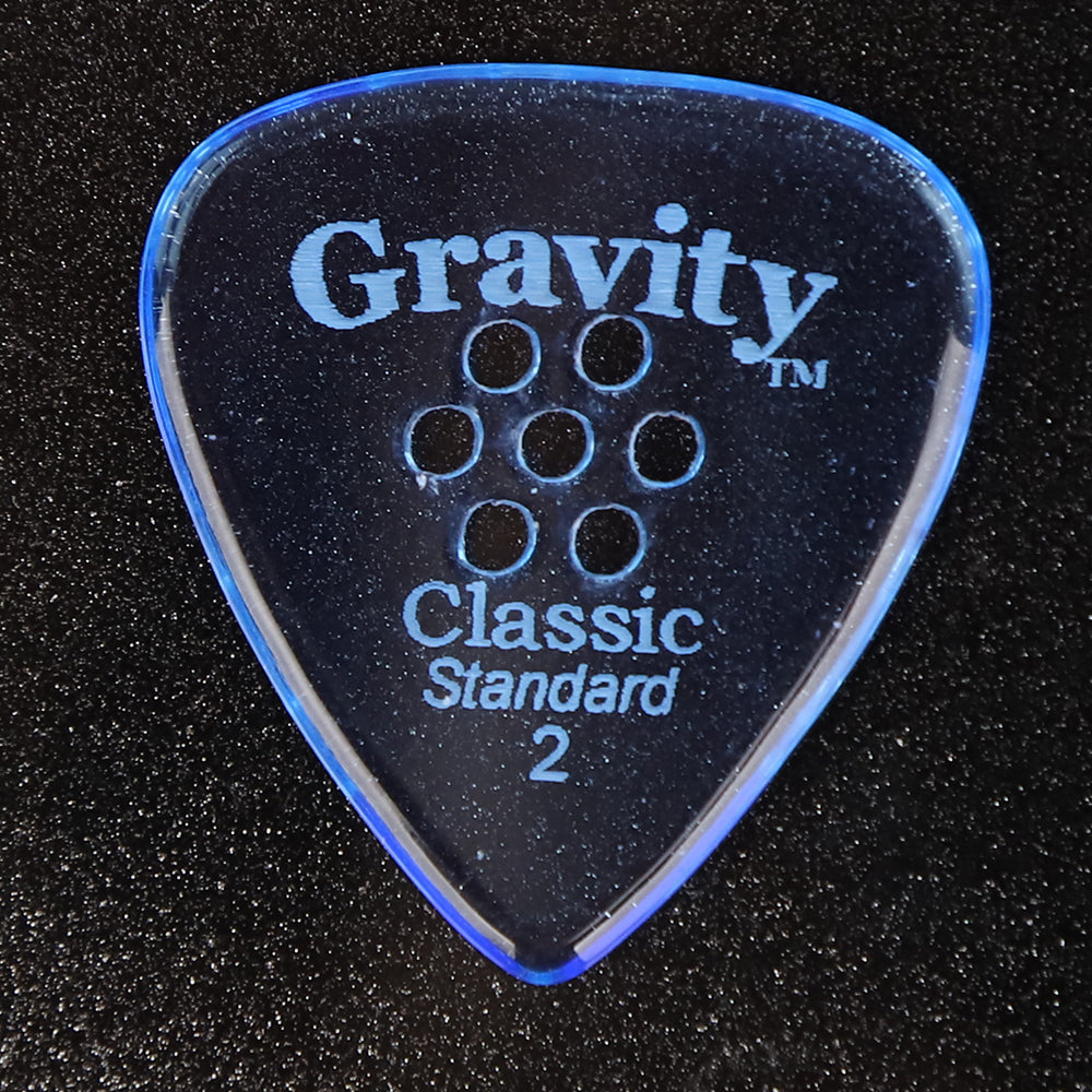 Gravity グラビティClassic Standard ギターピック GCLS2PM blue 1枚入り