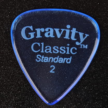 Gravity グラビティClassic Standard ギターピック GCLS2P blue 1枚入り