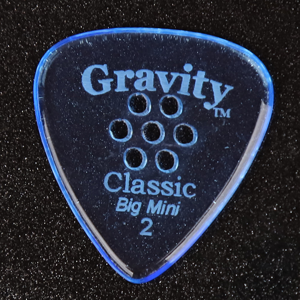 Gravity グラビティClassic big Mini ギターピック GCLB2PM blue 1枚入り