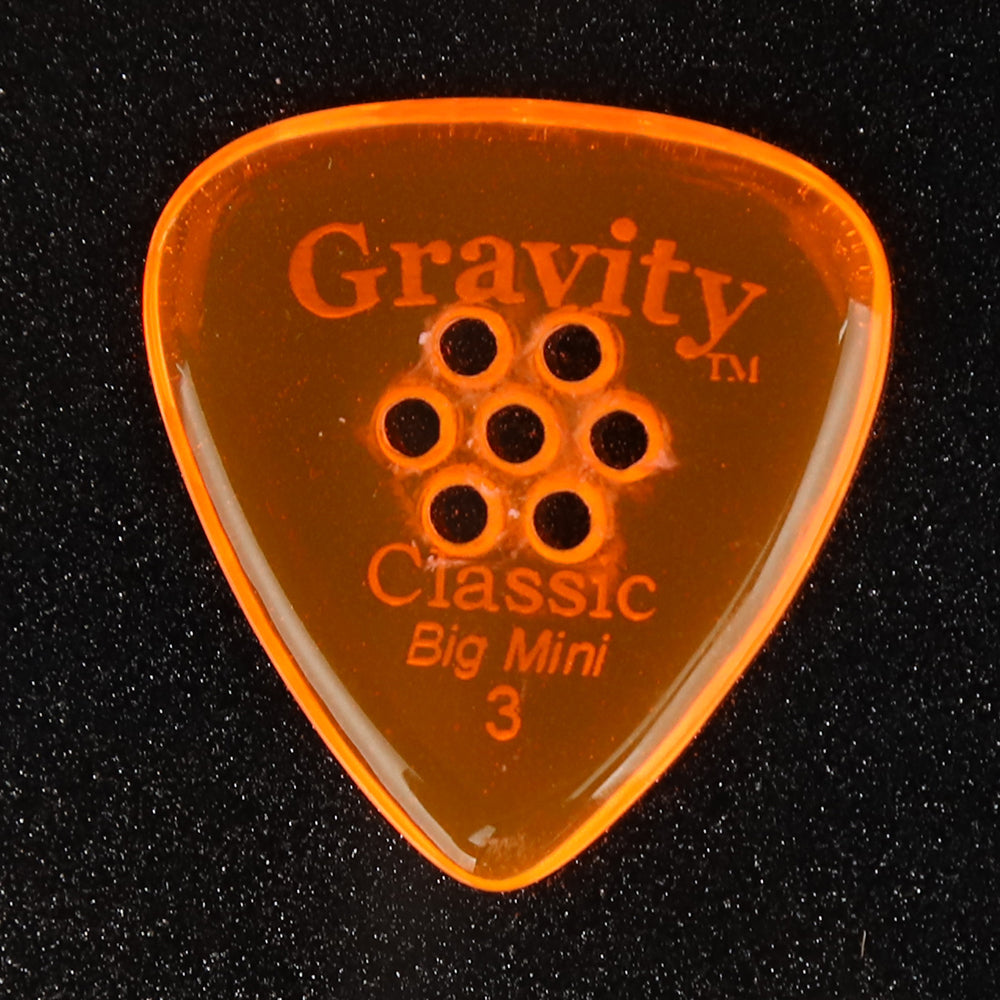 Gravity グラビティClassic big Mini ギターピック GCLB3PM orange 1枚入り