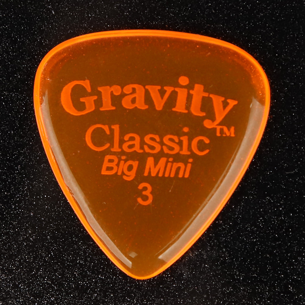Gravity グラビティClassic big Mini ギターピック GCLB3P orange 1枚入り