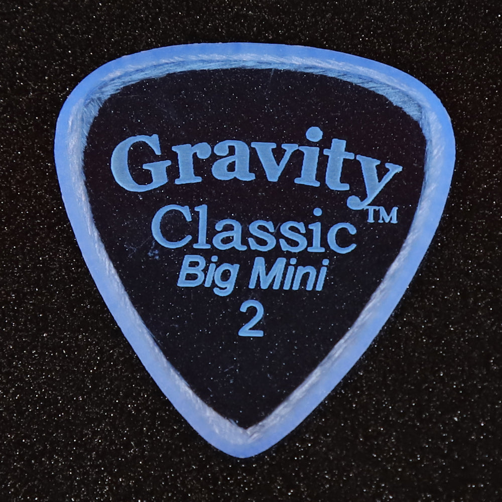 Gravity グラビティClassic big Mini ギターピックGCLB2M blue 1枚入り