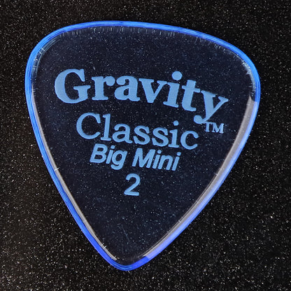Gravity グラビティClassic big Mini ギターピック GCLB2P blue 1枚入り