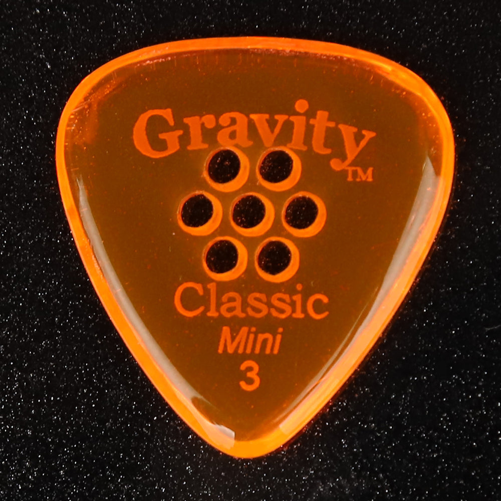 Gravity グラビティClassic Mini ギターピック JAZZ GCLM3PM orange1枚入り