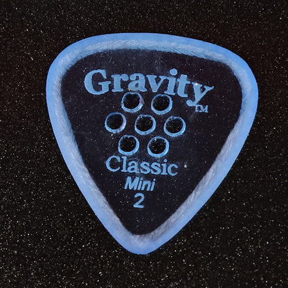 Gravity グラビティClassic Mini ギターピック JAZZ GCLM2MM  blue 1枚入り