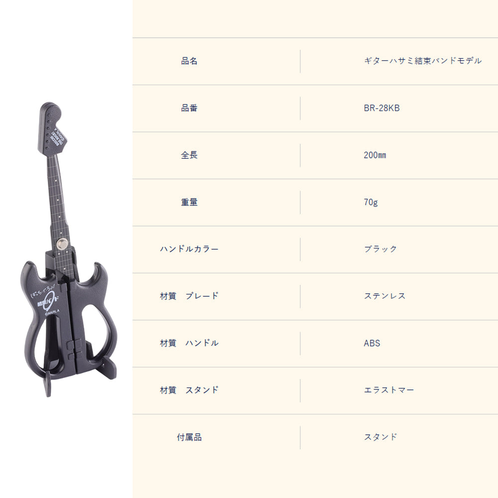 NIKKENニッケン刃物 ギター型ハサミ  BR-28KB  BR-28GH