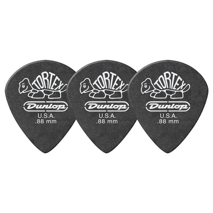Jim Dunlop ジム ダンロップ 482R TORTEX Pitch Black Jazz III ジャズタイプギター ピック 3枚入り