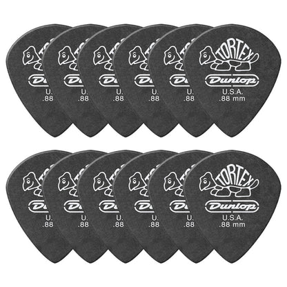 Jim Dunlop ジム ダンロップ 482R TORTEX Pitch Black Jazz III ジャズタイプギター ピック 12枚入り