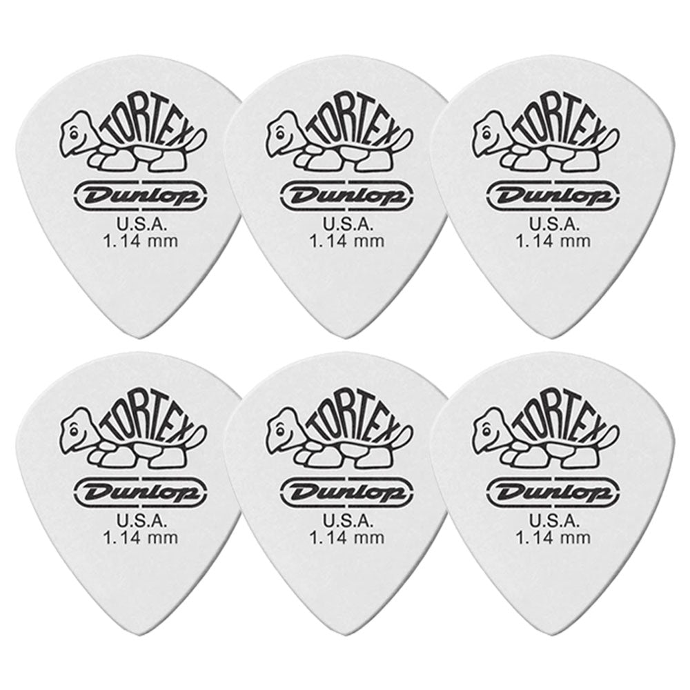Jim Dunlop ジム ダンロップ 478R TORTEX White Jazz III ジャズタイプギター ピック 6枚入り